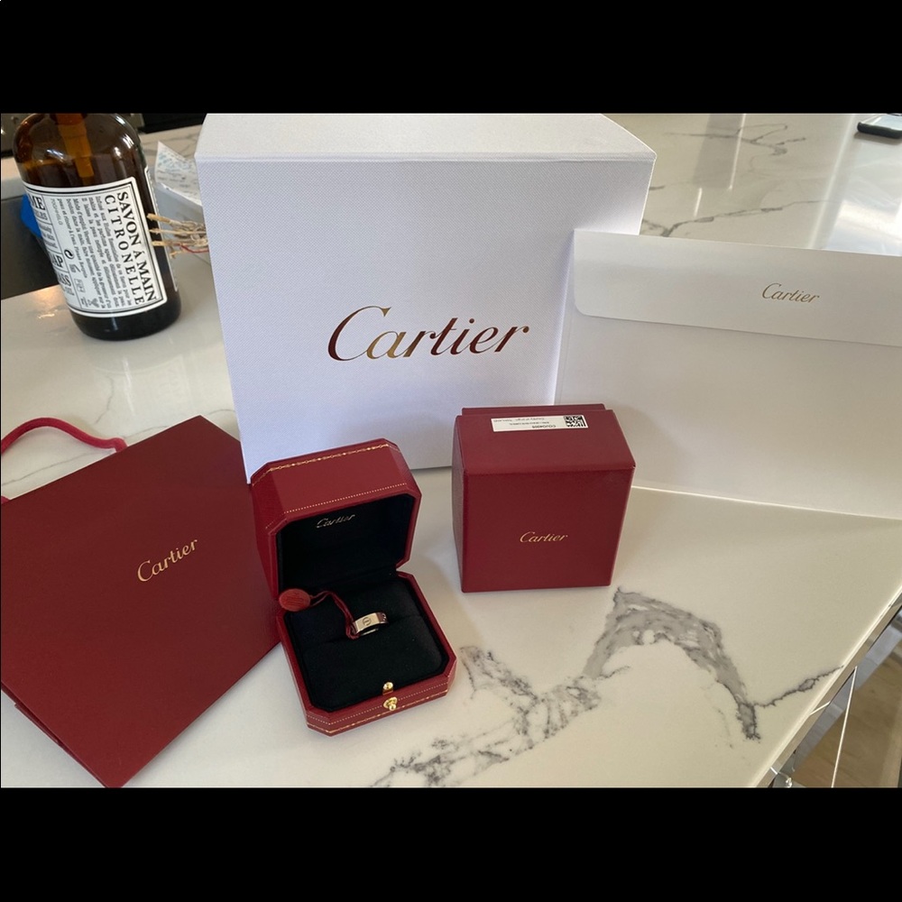 Cartier Love Ring - white gold